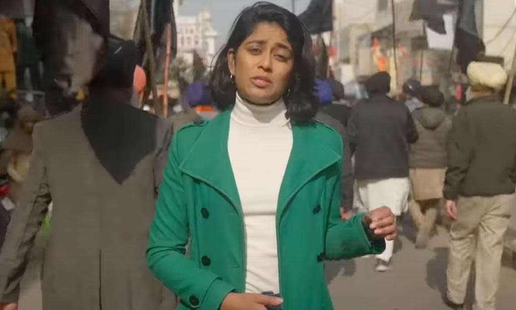 <span>The ABC’s Avani Dias says the Modi government made her ‘feel so uncomfortable’ that she left India.</span><span>Photograph: ABC</span>