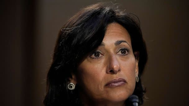 PHOTO: Centers for Disease Control and Prevention Director Dr. Rochelle Walensky testifies during a hearing on Capitol Hill, Sept. 14, 2022 in Washington, D.C. (Drew Angerer/Getty Images, FILE)