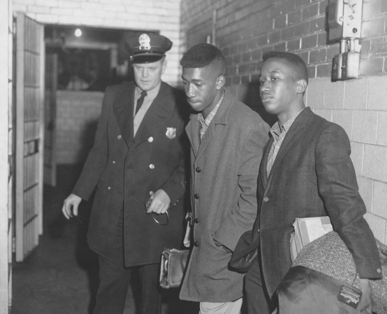 During the Library Demonstration on March 16, 1960, Sterling High students Robert Anderson and Benjamin Downs were arrested.
