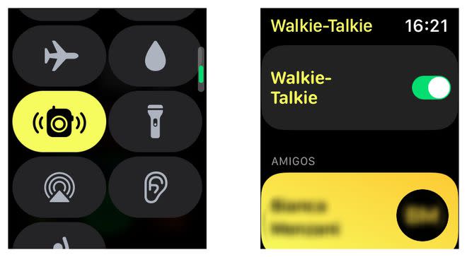 Fale com seus amigos pelo Walkie-Talkie do Apple Watch (Captura de tela: Lucas Wetten)