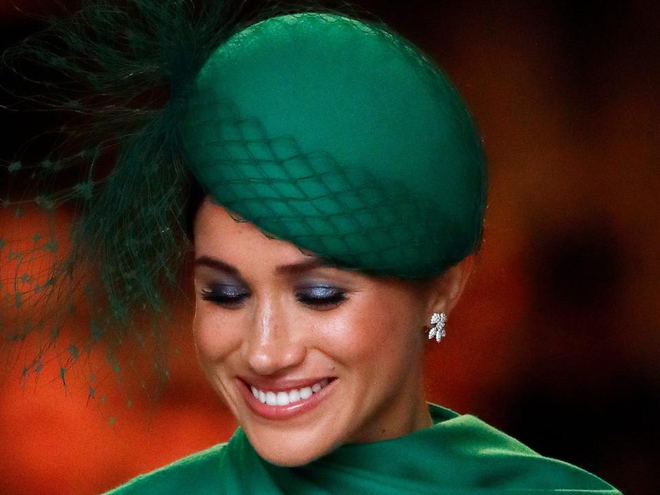 Meghan Markle at the annual Commonwealth Day Service at Westminster Abbey on March 9, 2020 in London, England.
