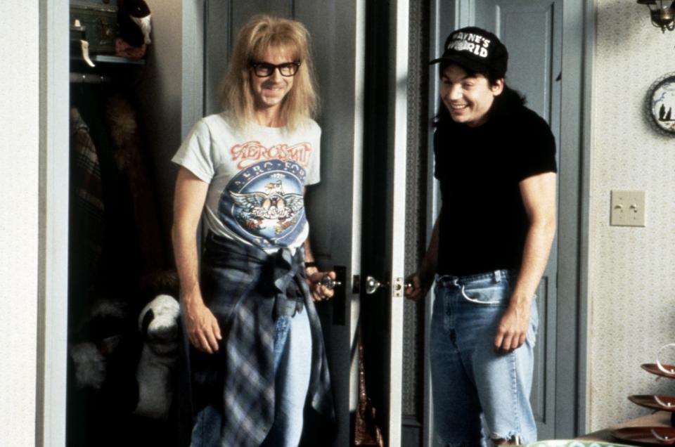 The two stars of Wayne's World