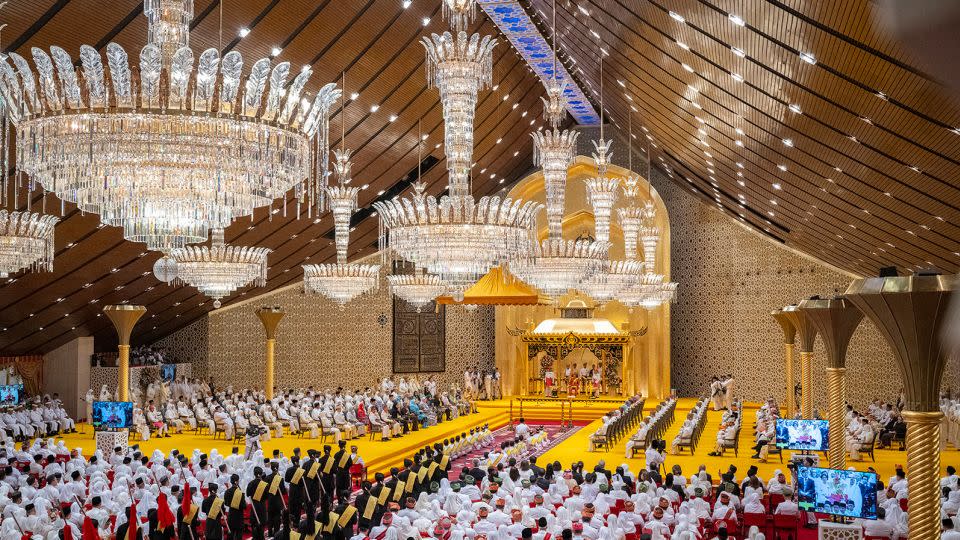 The royal wedding at Brunei's Istana Nural Palace. - Abaca Press/SIPAPRE/Sipa/AP