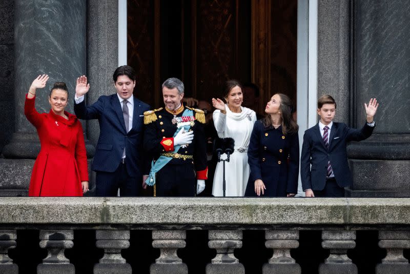 Succession of Danish throne, in Copenhagen