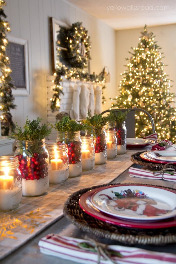 Mason Jar Centerpiece