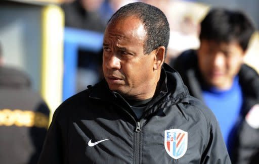 Shanghai Shenhua's French coach Jean Tigana, seen in February 2012, has quit the club, Chinese state media said Monday. In response, Tigana has denied the media reports about his quitting, but declined to confirm whether or not he was still at the club