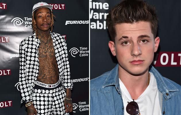 Wiz Khalifa and Charlie Puth's hit is now number one. Photo: Getty