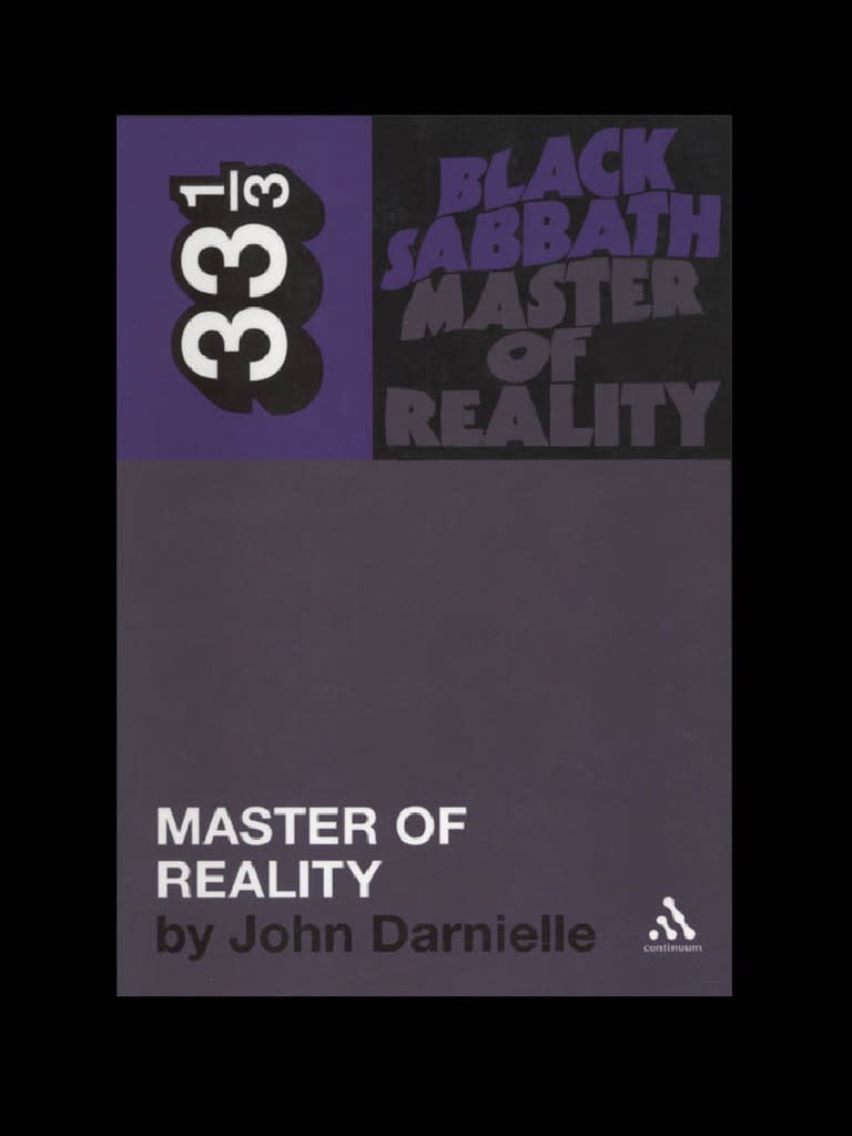 71. Black Sabbath’s Master of Reality (John Darnielle, 2008)