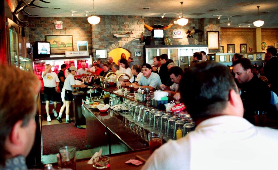 Patrons packed the bar at The Gerst Haus in 2000. The restaurant closed in 2018 after 60 years of business.