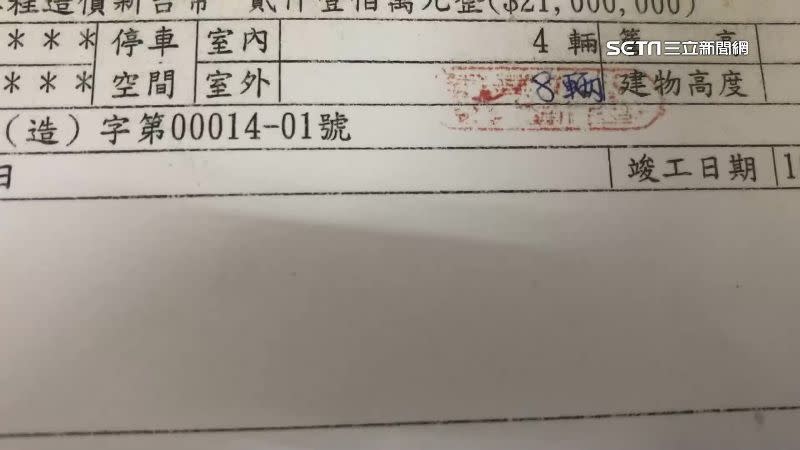 建商表示，民眾使用執照上頭註記的停車空間，並不是指騎樓。