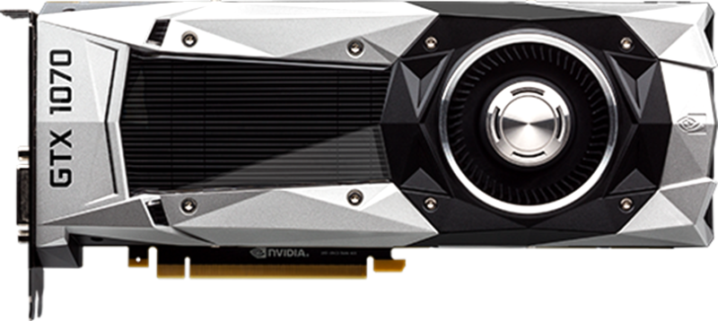 NVIDIA1070顯示卡 (圖取材自NVIDIA官網)