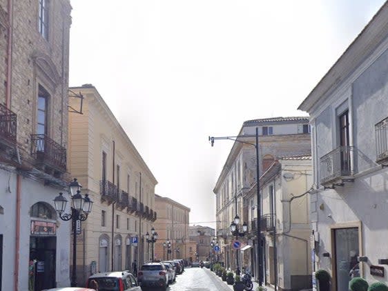 The man is reported to have skipped work in Catanzaro (pictured), south Italy, for 15 years (Google Maps)