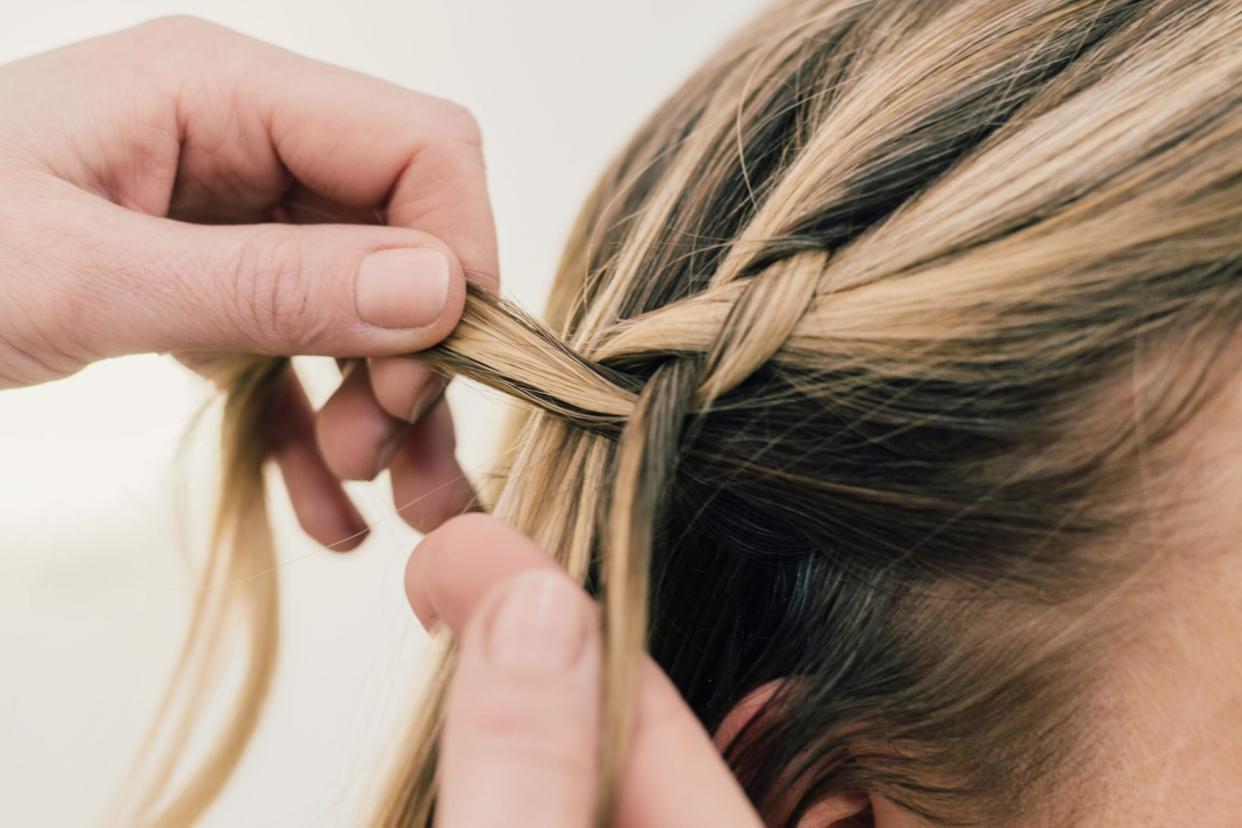How to French Braid Your Own Hair