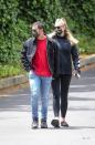 <p>Le couple dans les rues de Los Angeles.</p><br>