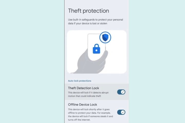 Android's theft protection system,.