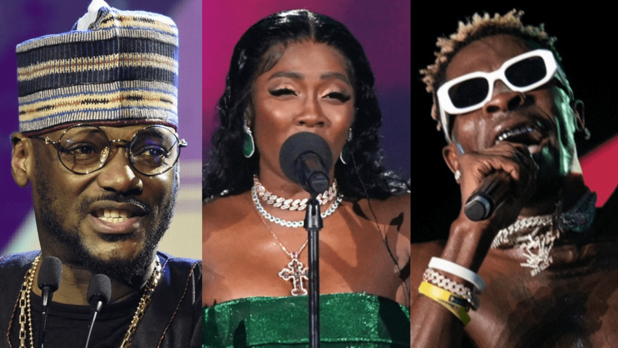 2Baba, Tiwa Savage, and Shatta Wale