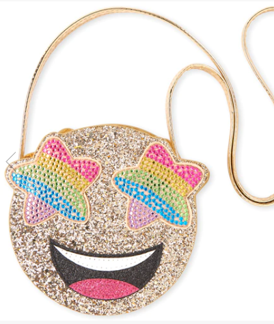 Glitter Rainbow Star Eye Emoji Bag