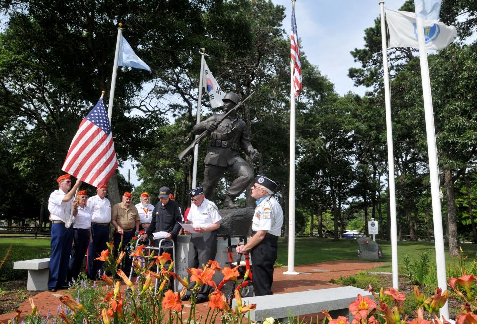 A ceremony was held Thursday morning in Hyannis marking the 70th anniversary of the armistice of the Korean War, sponsored by Korean War Veterans Association Cape Cod chapter.