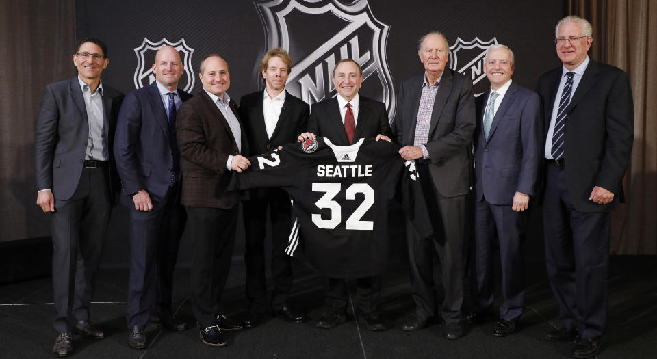 The hockey world will have to wait for NHL Seattle to names its squad as coronavirus continues to take hold. (Getty)