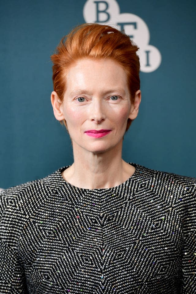 Tilda Swinton receives BFI Fellowship – London