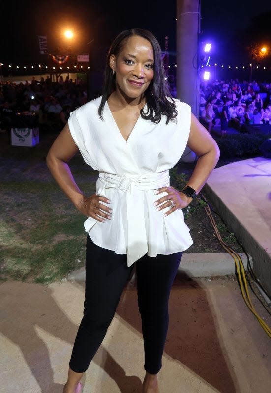 Sabrina Parker attended the 2nd night of the 2023 AMP Music Series.