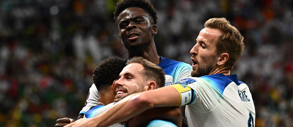 L'équipe de France affrontera l'Angleterre samedi soir en quart de finale de la Coupe du monde.  - Credit:ANNE-CHRISTINE POUJOULAT / AFP