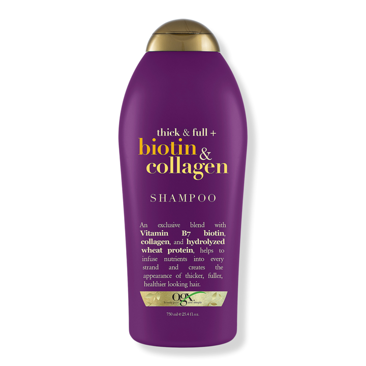 <p><a href="https://go.redirectingat.com?id=74968X1596630&url=https%3A%2F%2Fwww.ulta.com%2Fp%2Fthick-full-biotin-collagen-shampoo-xlsImpprod14431321&sref=https%3A%2F%2Fwww.townandcountrymag.com%2Fstyle%2Fbeauty-products%2Fg40910350%2Fbest-hair-growth-shampoos%2F" rel="nofollow noopener" target="_blank" data-ylk="slk:Shop Now;elm:context_link;itc:0;sec:content-canvas" class="link ">Shop Now</a></p><p>Biotin & Collagen Shampoo</p><p>ulta.com</p><p>$13.99</p>