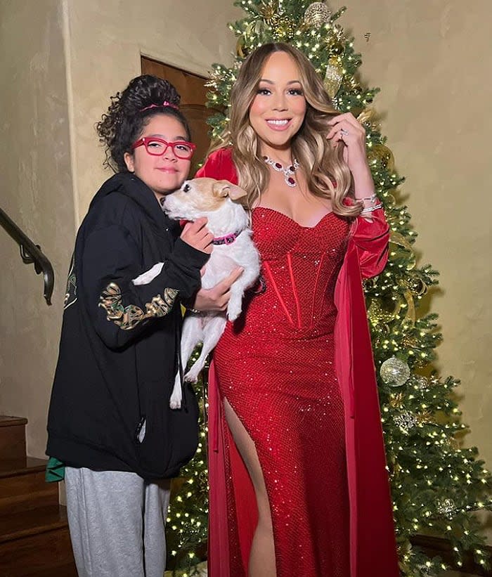 Mariah Carey celebra la Navidad con su hija Monroe