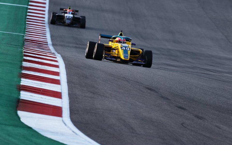  Abbi Pulling of Great Britain and Puma W Series Team (49) drives during W Series race one at Circuit of The Americas on October 23, 2021 in Austin, Texas.  - Chris Graythen/Getty Images