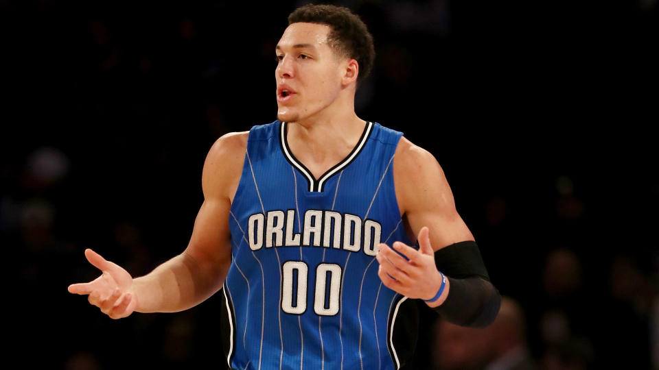 Aaron Gordon averaged 17.6 points, 7.9 rebounds and 2.3 assists for the Magic last season. (AP)