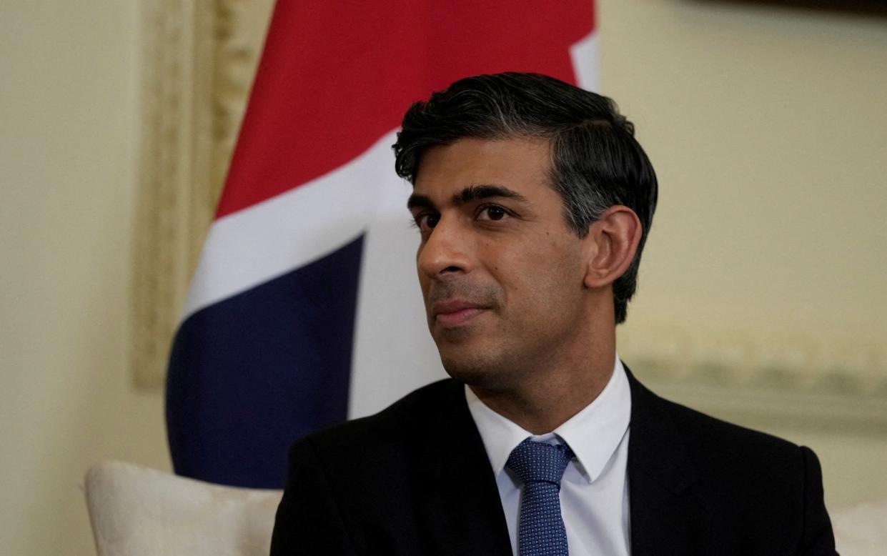 Prime Minister Rishi Sunak at 10 Downing Street