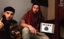 A video released on July 27, 2016 by Amaq News Agency, an online service affiliated with IS, purportedly shows the two men who stormed into a church in Saint-Etienne-du-Rouvray pledging allegiance to IS leader Abu Bakr al-Baghdadi