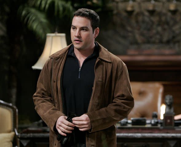 <p>Rick Rowell/Disney General Entertainment Content via Getty</p> Tyler Christopher in a 'General Hospital' scene that aired in January 2010