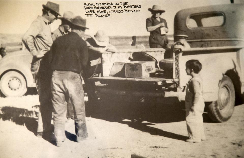 A young Alan Day (bottom right), the brother of Sandra Day O'Connor, at the Lazy B Ranch in Duncan, Ariz., in the early 1940s. Former Supreme Court Justice Sandra Day O'Connor grew up on the ranch.