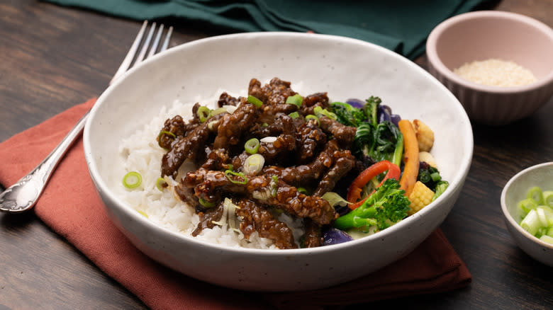 spicy sesame beef recipe