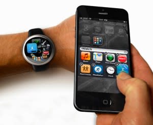 iWatch, iPhone Interaction Render