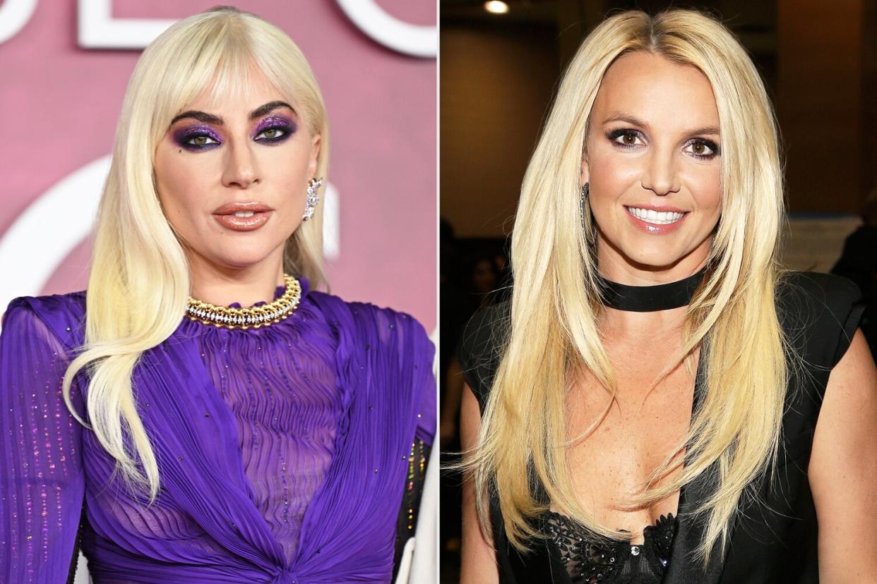 Lady Gaga and Britney Spears