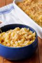 <p>This mac couldn't be more classic. </p><p>Get the <a href="https://www.delish.com/uk/cooking/recipes/a28830973/3-cheese-mac-recipe/" rel="nofollow noopener" target="_blank" data-ylk="slk:Three Cheese Mac & Cheese;elm:context_link;itc:0;sec:content-canvas" class="link ">Three Cheese Mac & Cheese</a> recipe. </p>