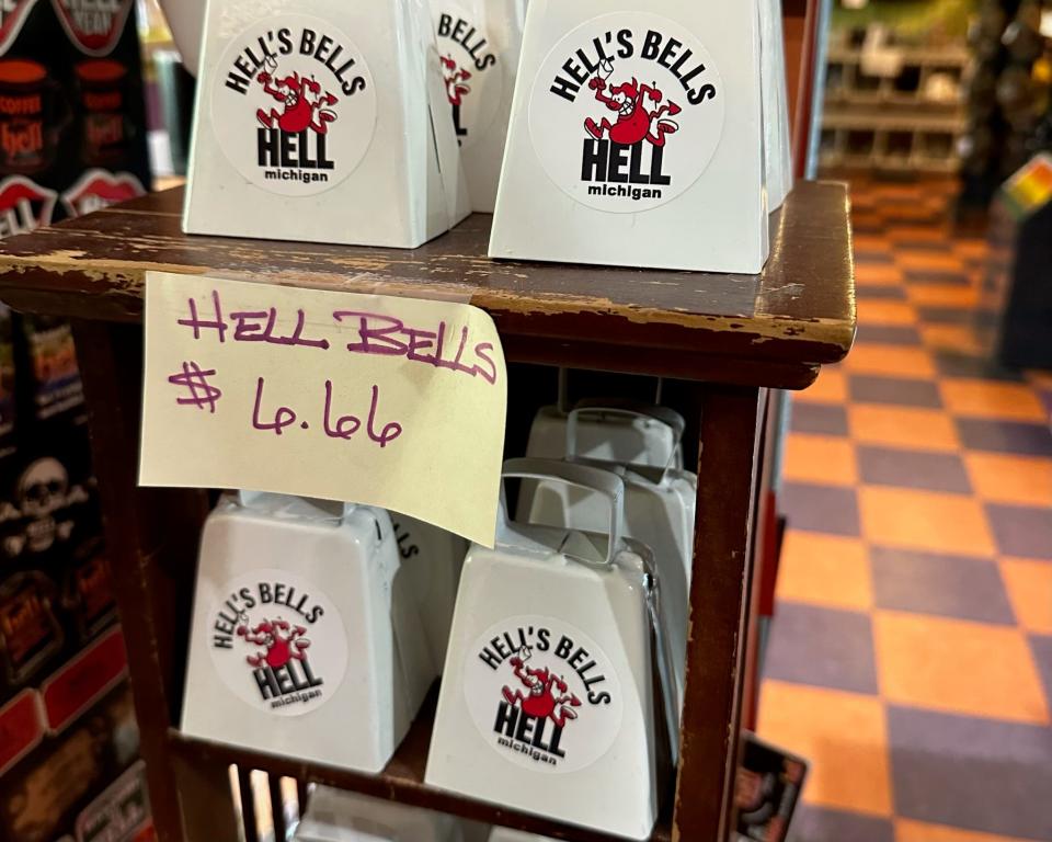 Hells Bell Michigan item listed on a shelf for $6.66