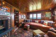 <p>Wood paneling abounds in some of the homes. (Credit: <a href="http://bit.ly/1NSd4Bv" rel="nofollow noopener" target="_blank" data-ylk="slk:Douglas Elliman Real Estate listing;elm:context_link;itc:0;sec:content-canvas" class="link ">Douglas Elliman Real Estate listing</a>)</p>