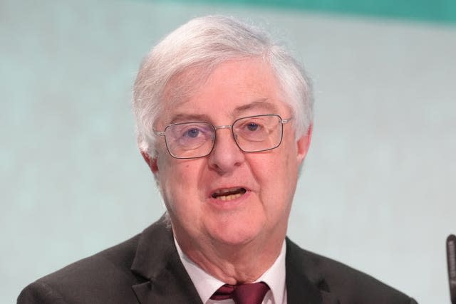 Welsh First Minister Mark Drakeford at the Resolution Foundation conference in London (Maja Smiejkowska/PA)