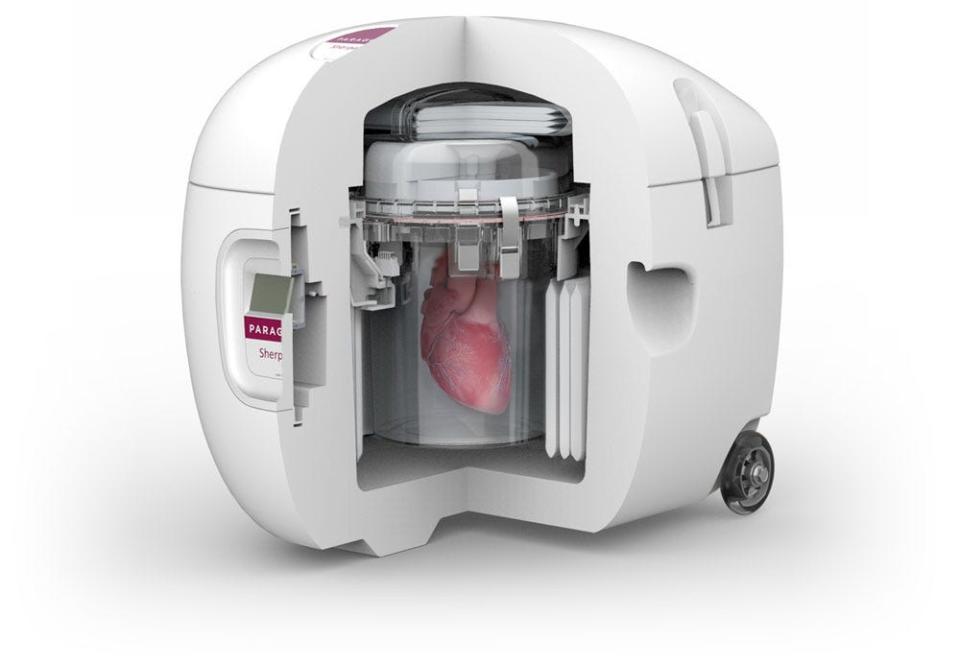 The SherpaPak Cardiac Transport System is an FDA-cleared advanced organ preservation device designed to control donor heart preservation.