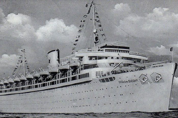 The MV Wilhelm Gustloff now lies 450m at the bottom of the Baltic Sea. Image: Getty