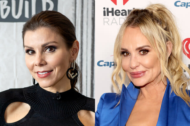 Split image of Heather Dubrow and Taylor Armstrong