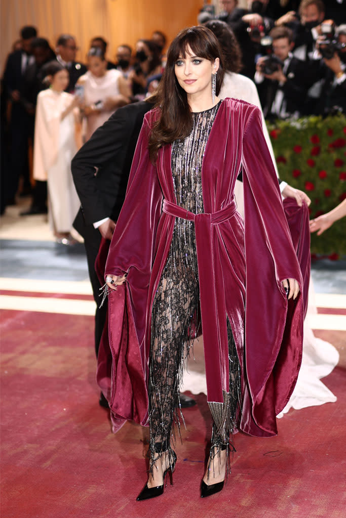 Dakota Johnson at The 2022 Met Gala celebrating In America: An Anthology of Fashion held at The Metropolitan Museum of Art on May 2, 2022 in New York City. - Credit: Christopher Polk for Variety