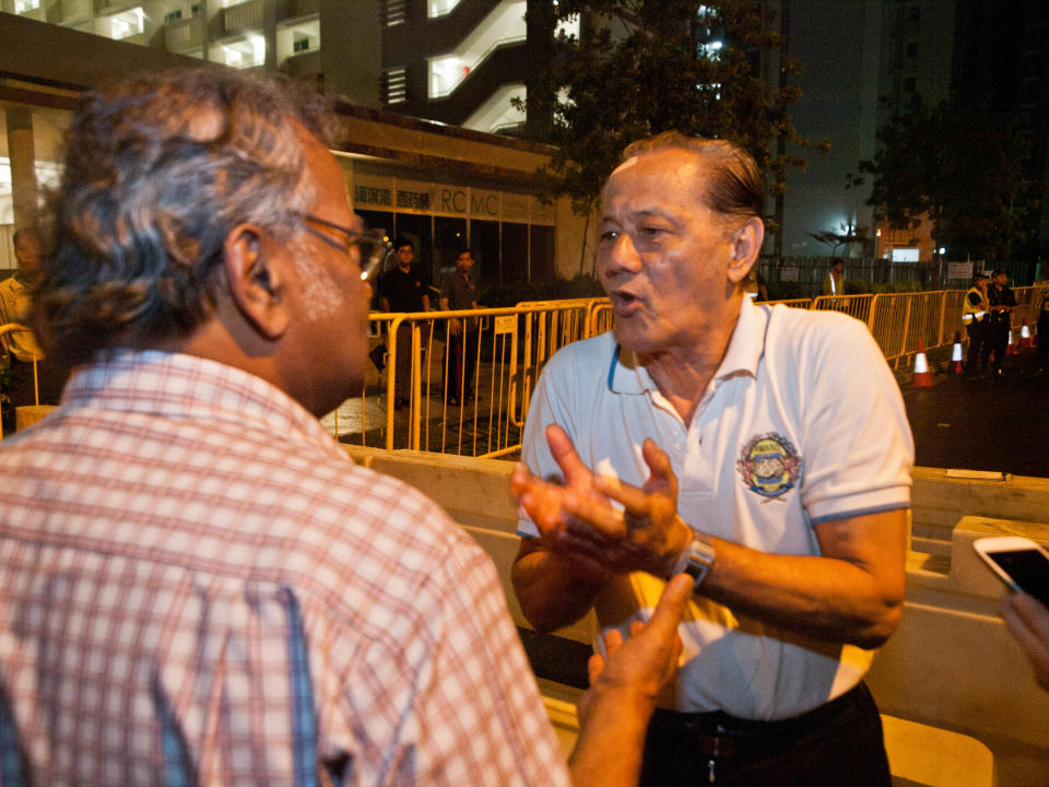 Independent candidate hopeful Ooi Boon Ewe was also spotted at the rally. (Yahoo! photo/Alvin Ho)