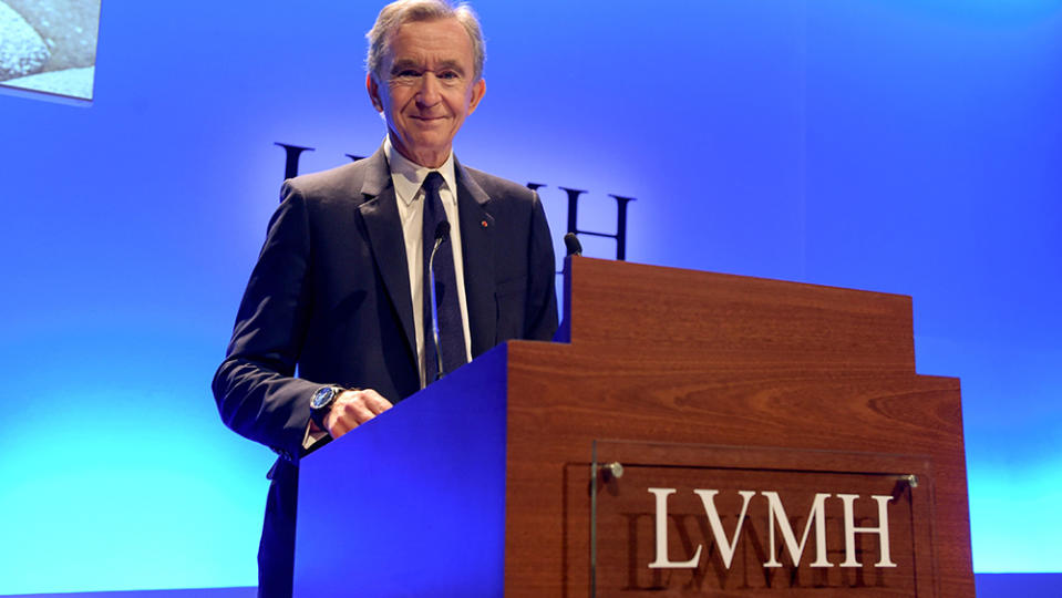 French luxury group LVMH Chairman and CEO Bernard Arnault