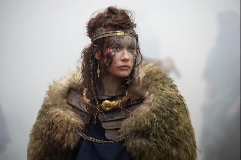 Olga Kurylenko stars as Queen Boudica. Photo courtesy of Saban Films