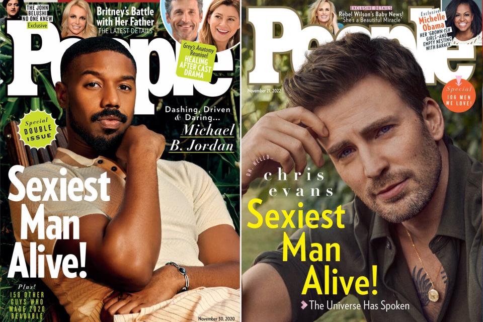 Michael B. Jordan; Chris Evans SMA COVER