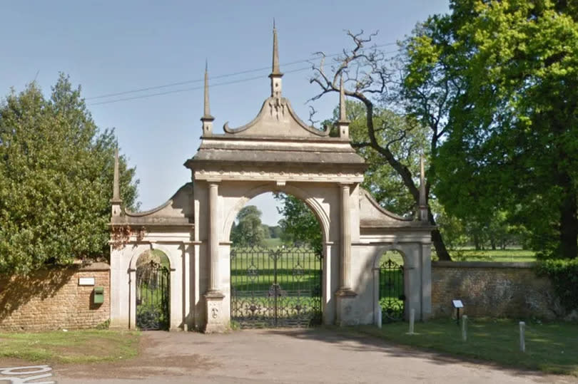 Pytchley Gate is a grade-II listed structure defining the former main entrance to Overstone Hall.